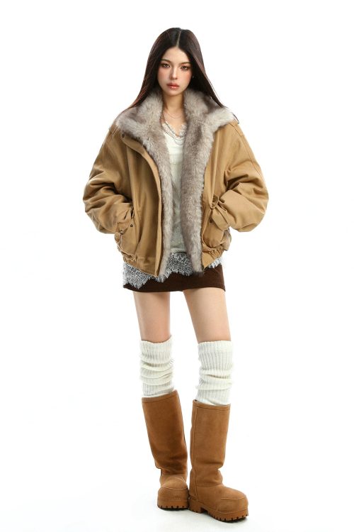 Fur Collar Cotton Jacket