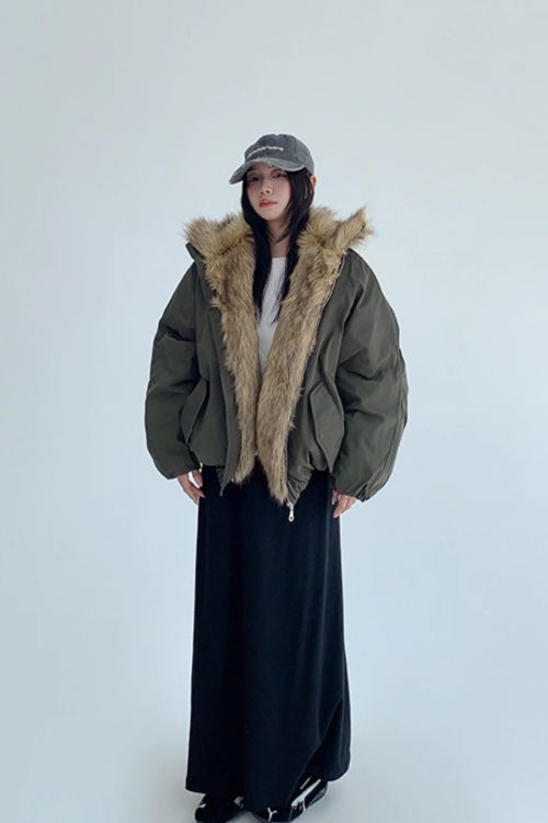 Fur Collar Cotton Jacket