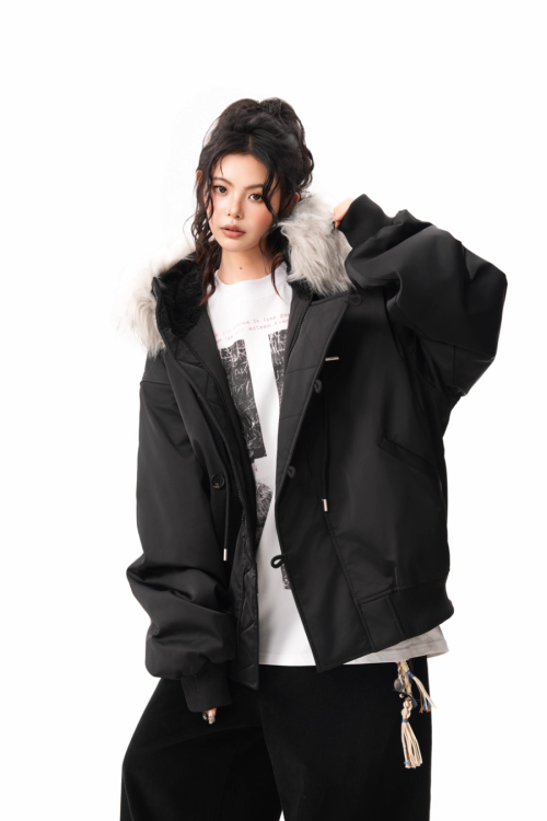 Fur Collar Cotton Jacket