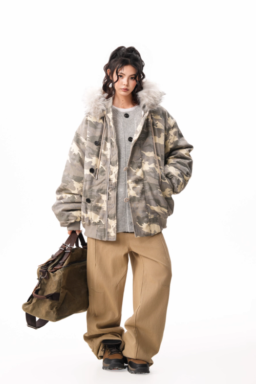 Fur Collar Cotton Jacket