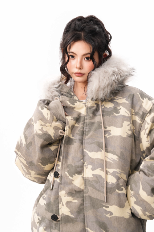 Fur Collar Cotton Jacket