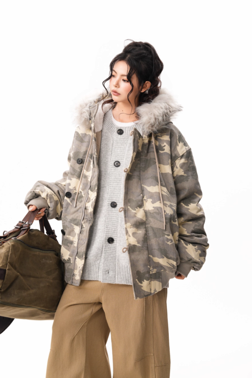 Fur Collar Cotton Jacket