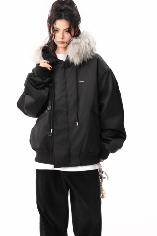 Fur Collar Cotton Jacket