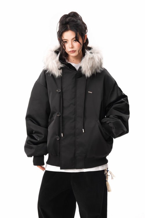 Fur Collar Cotton Jacket