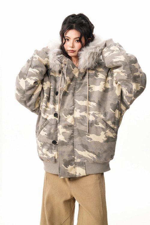 Fur Collar Cotton Jacket