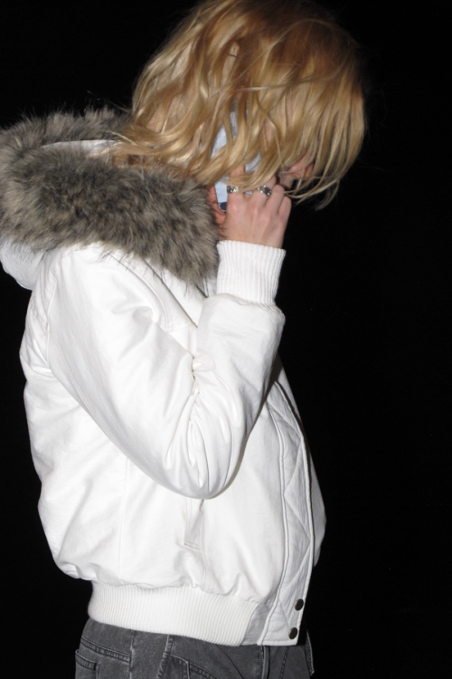 Fur Collar Double Placket Jacket