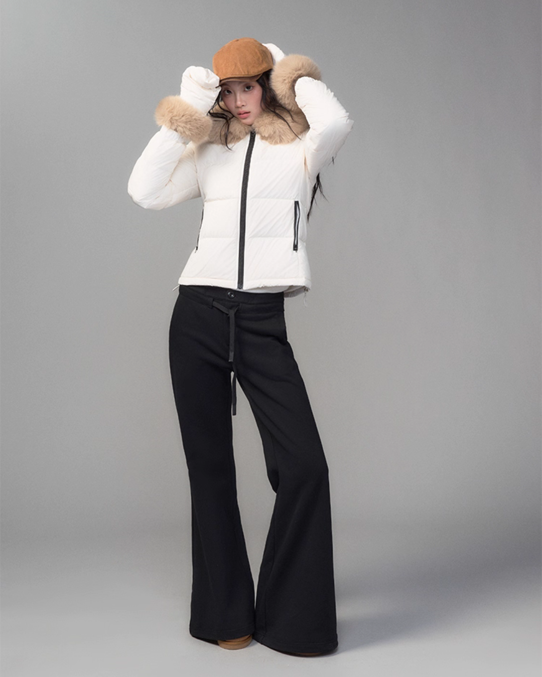 Fur Collar Down Jacket Fur Collar Down Jacket