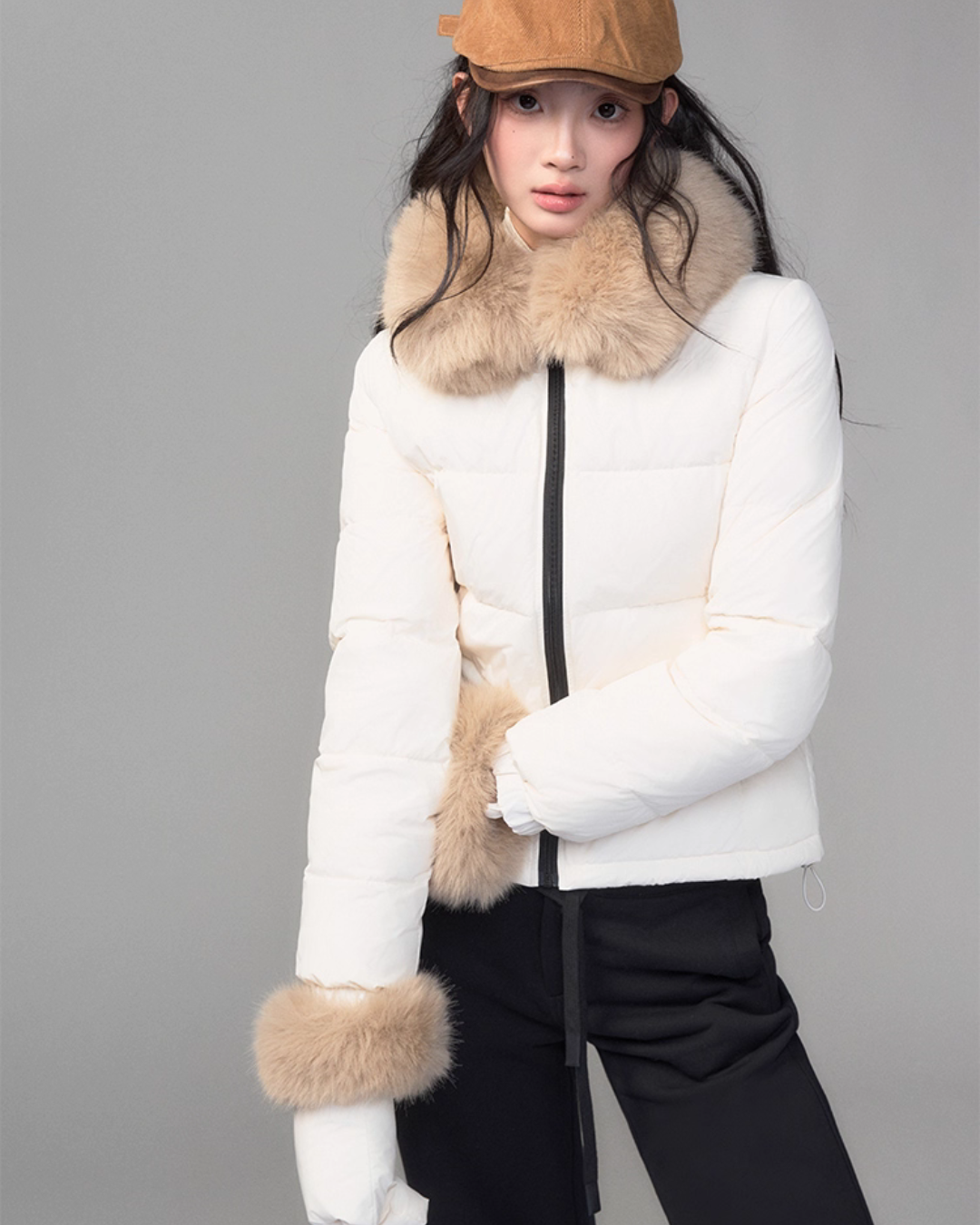 Fur Collar Down Jacket Fur Collar Down Jacket