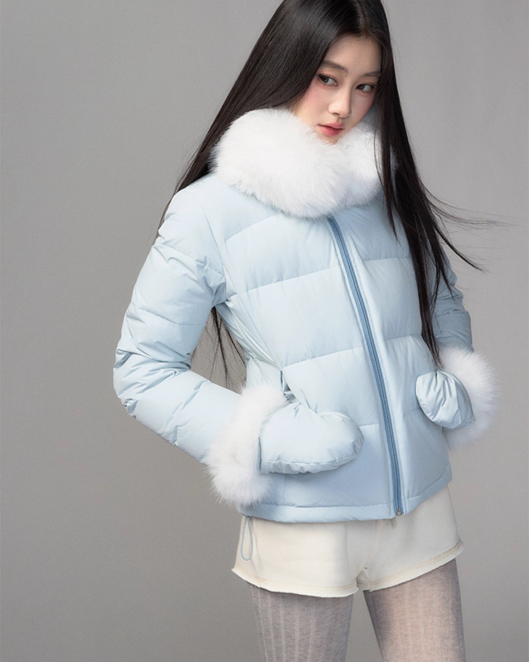 Fur Collar Down Jacket Fur Collar Down Jacket