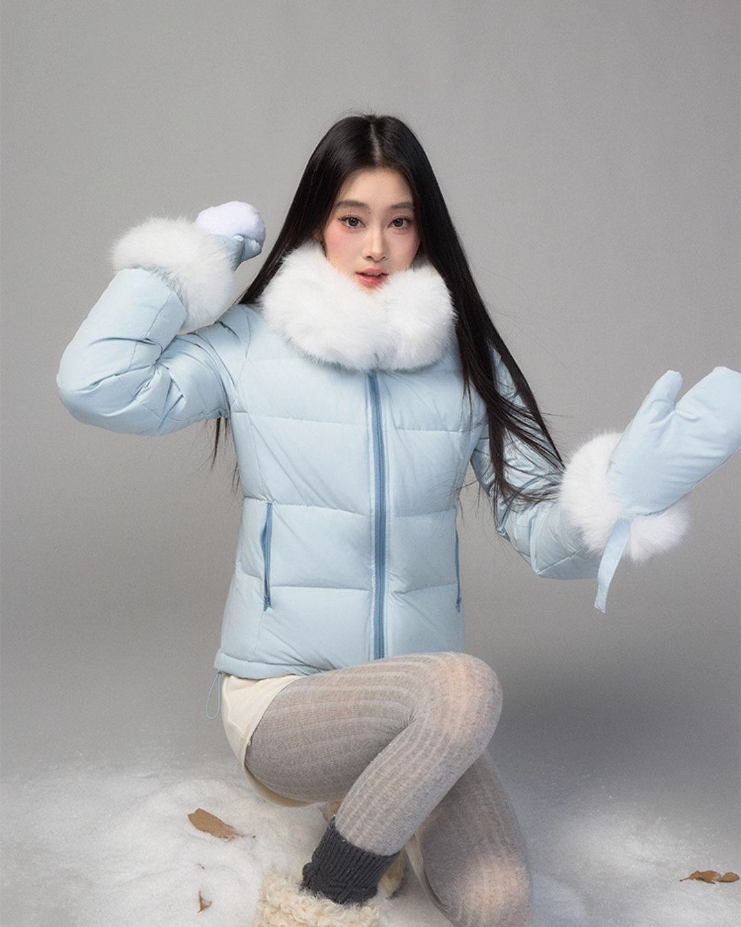 Fur Collar Down Jacket Fur Collar Down Jacket