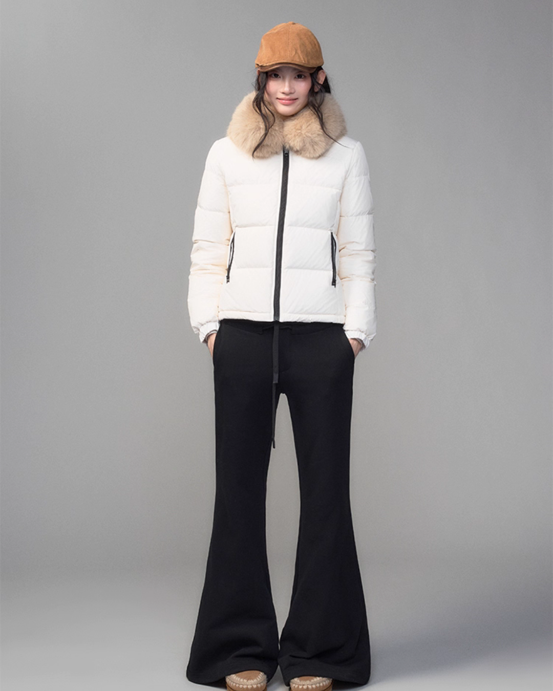 Fur Collar Down Jacket Fur Collar Down Jacket