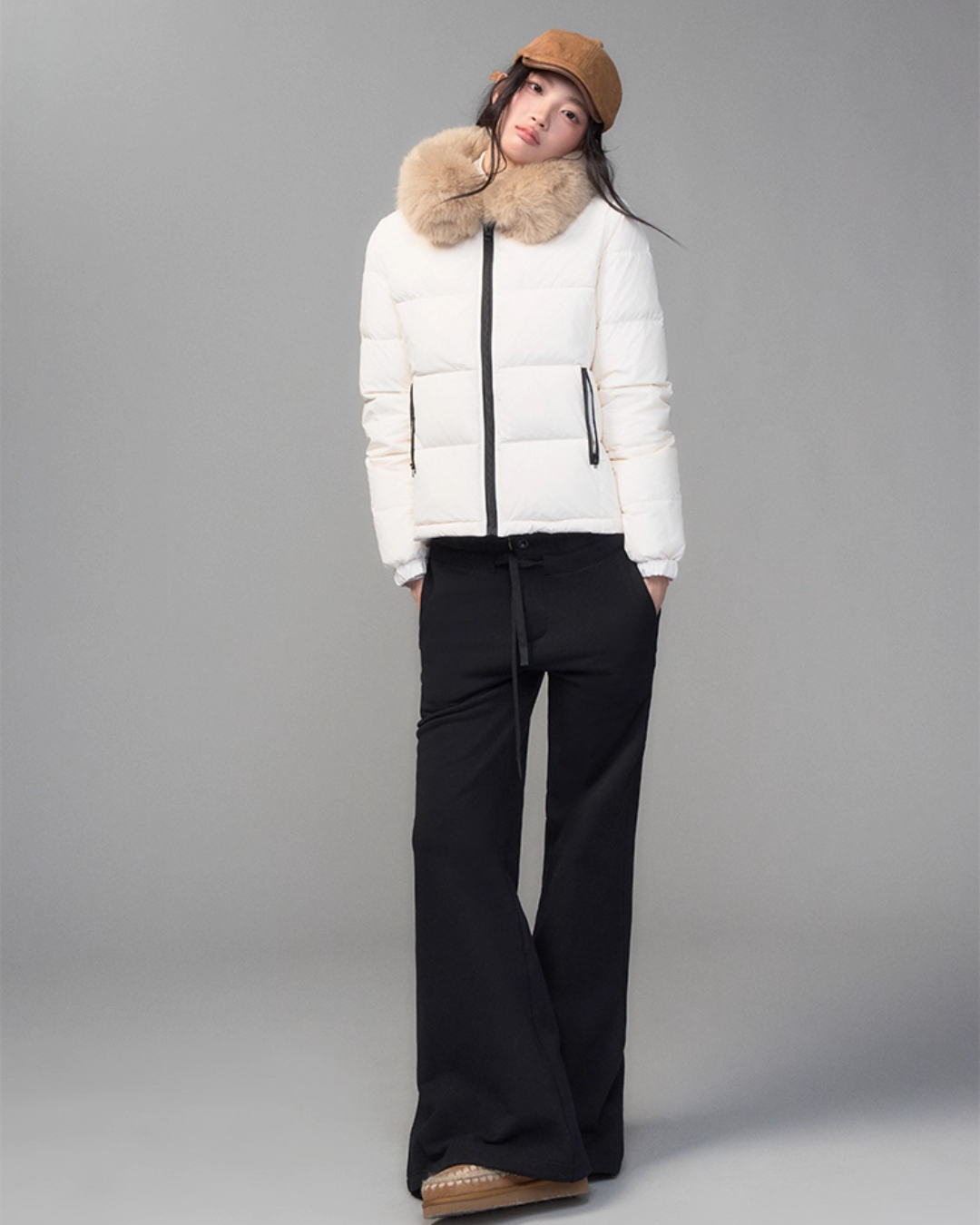 Fur Collar Down Jacket Fur Collar Down Jacket