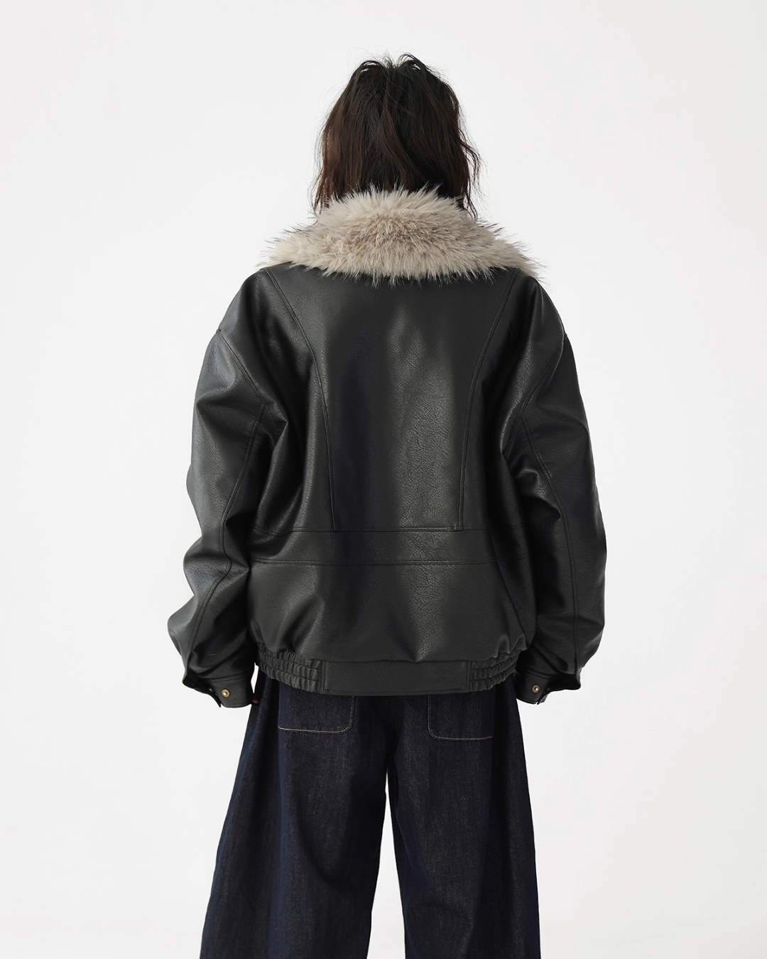 Fur Collar Leather Jacket Fur Collar Leather Jacket