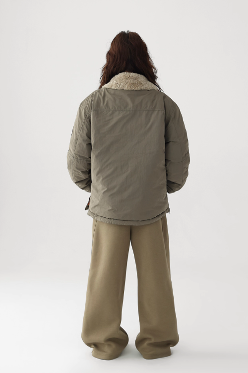 Fur Collar Military Jacket