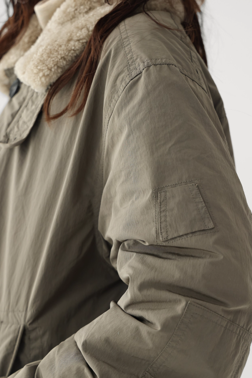 Fur Collar Military Jacket