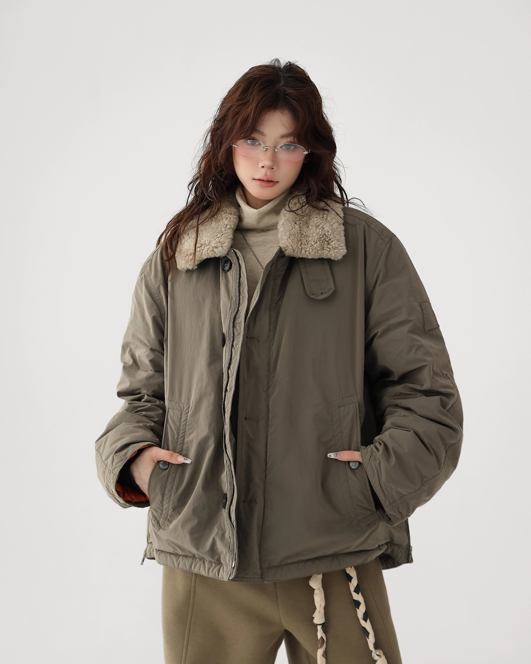 Fur Collar Military Jacket Fur Collar Military Jacket