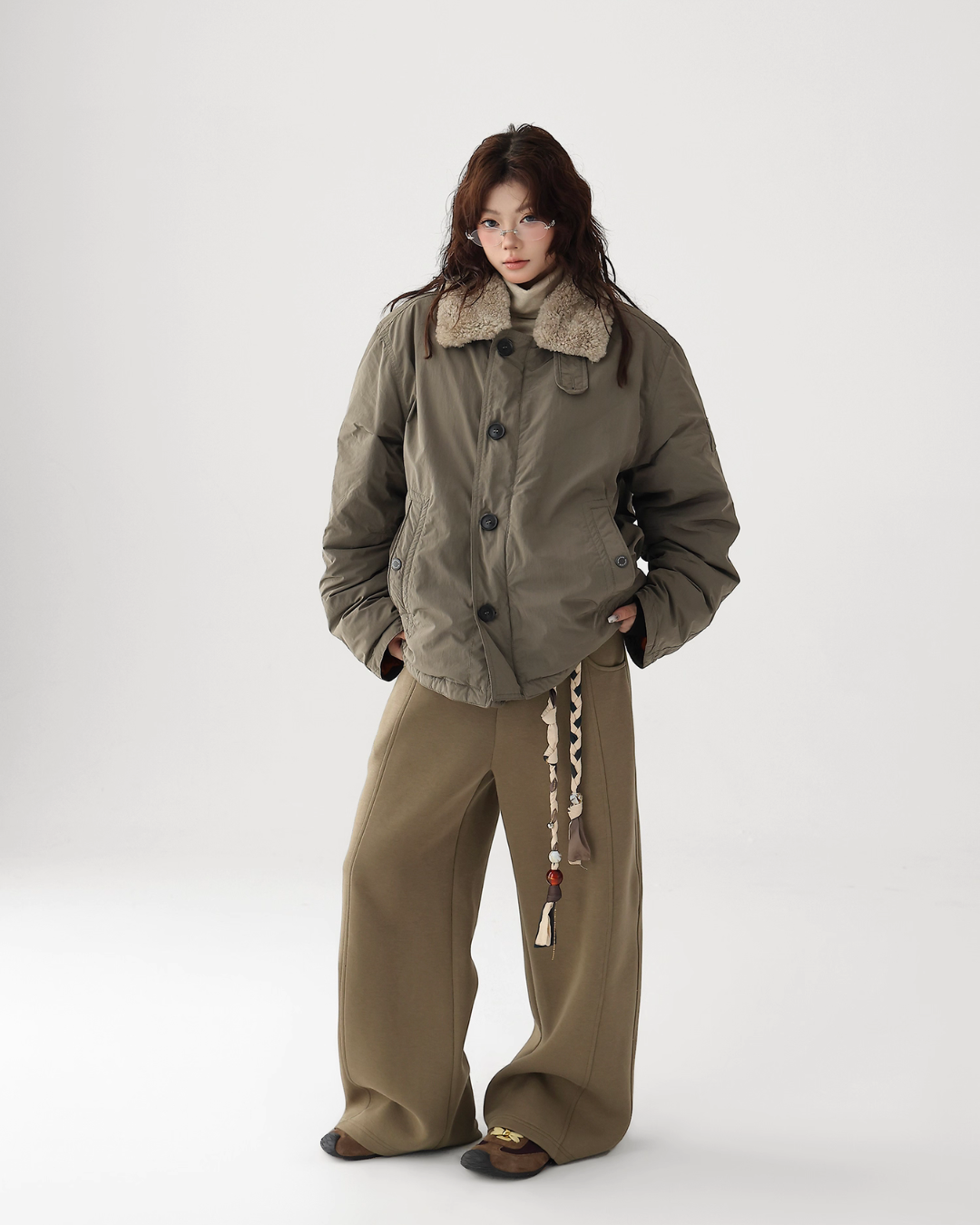 Fur Collar Military Jacket Fur Collar Military Jacket