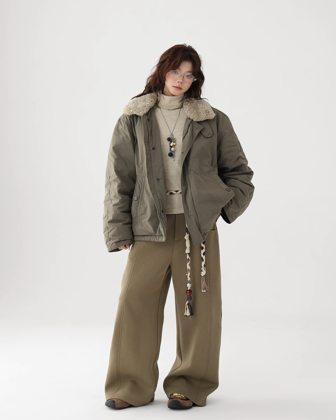 Fur Collar Military Jacket Fur Collar Military Jacket