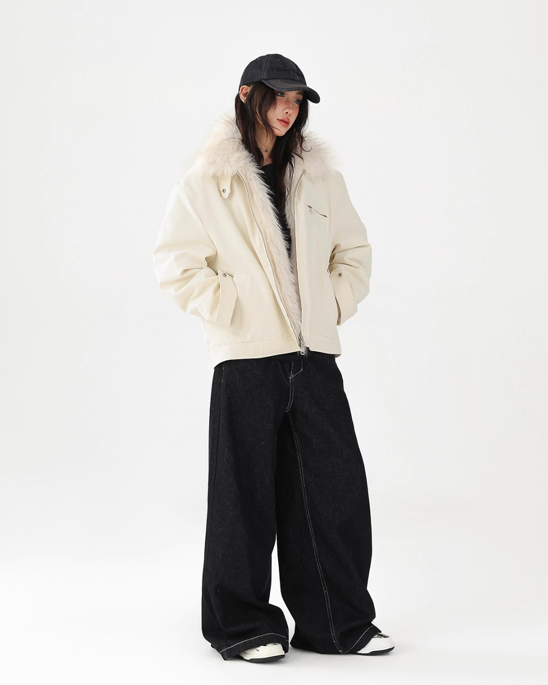 Fur Collar Quilted Jacket Fur Collar Quilted Jacket