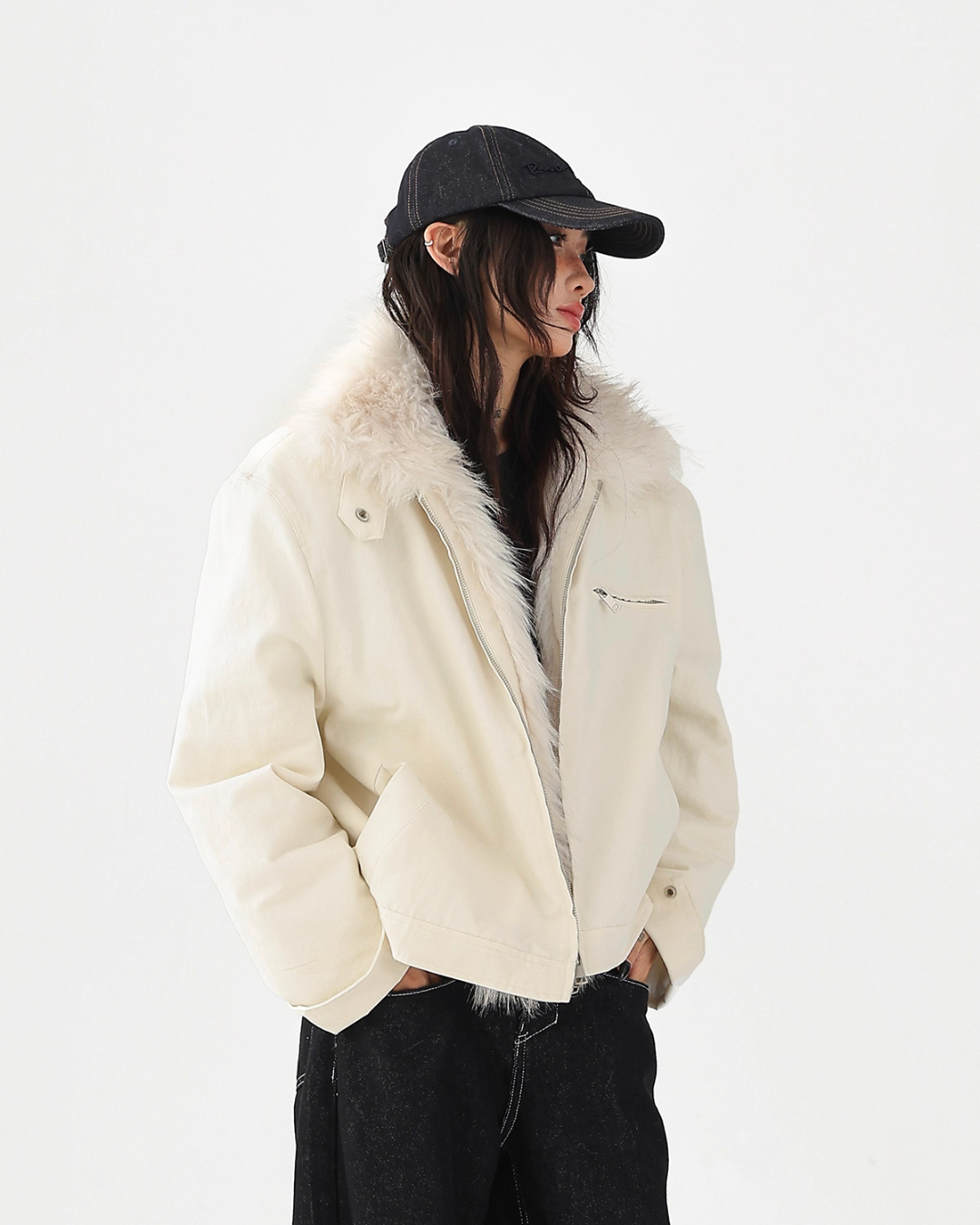 Fur Collar Quilted Jacket Fur Collar Quilted Jacket