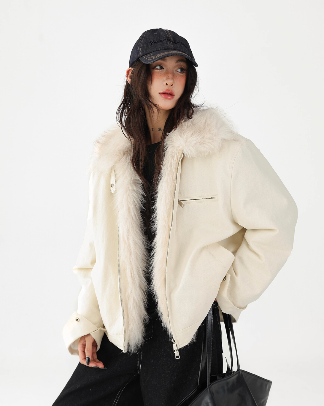Fur Collar Quilted Jacket Fur Collar Quilted Jacket