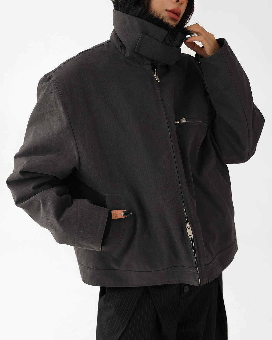 Fur Collar Quilted Jacket Fur Collar Quilted Jacket