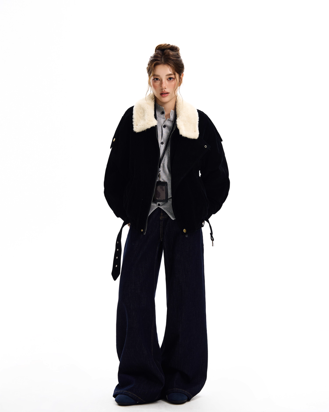 Fur Collar Suede Jacket Fur Collar Suede Jacket