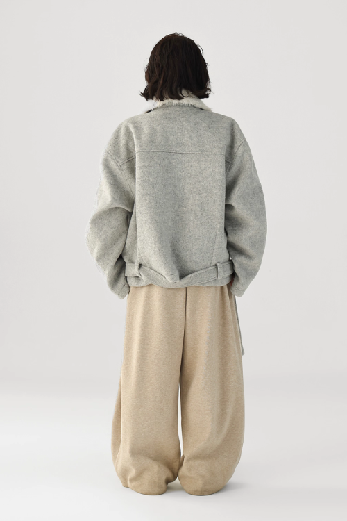 Fur Collar Trench Coat