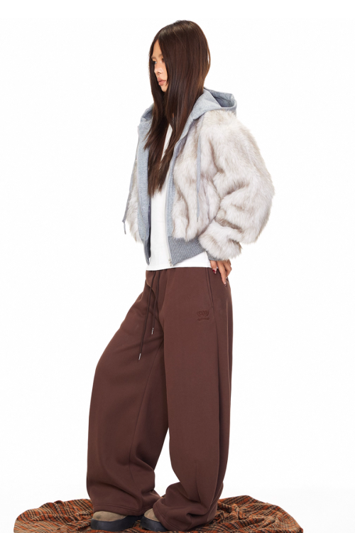 Fur Docking Zip Hoodie