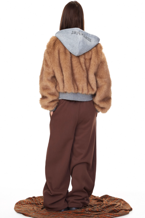 Fur Docking Zip Hoodie