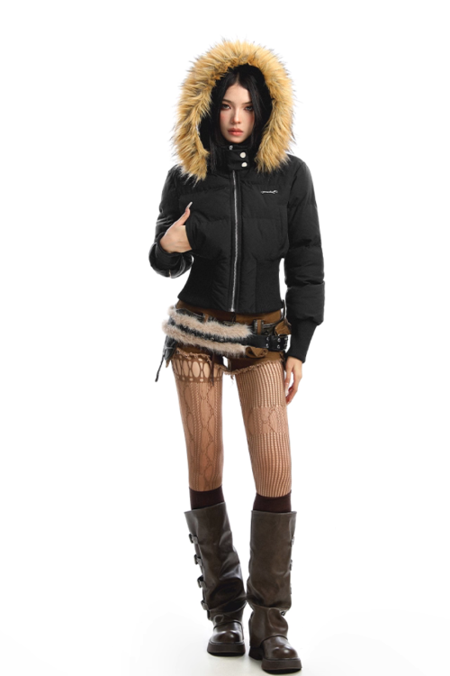 Fur Down Short Jacket