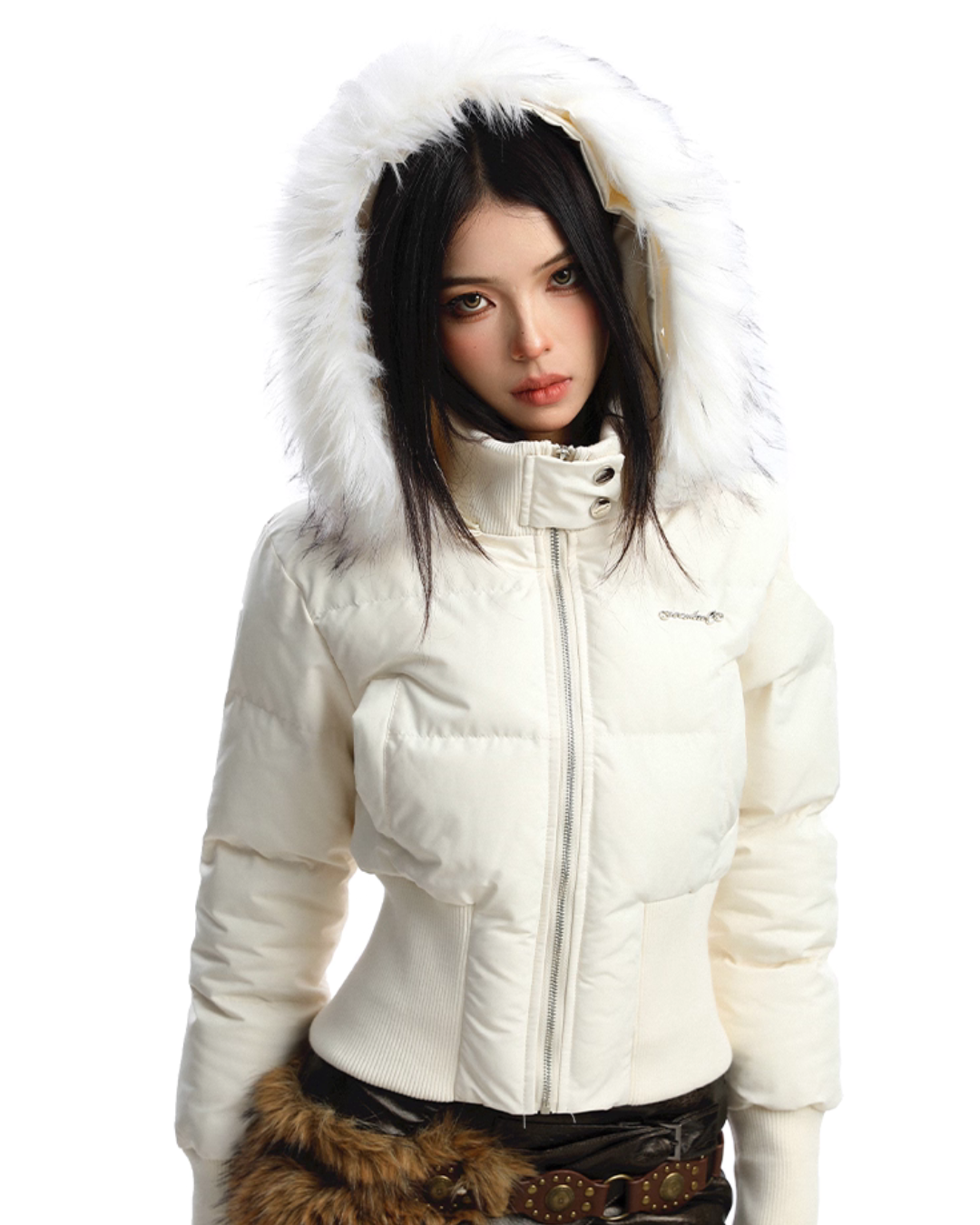 Fur Down Short Jacket Fur Down Short Jacket