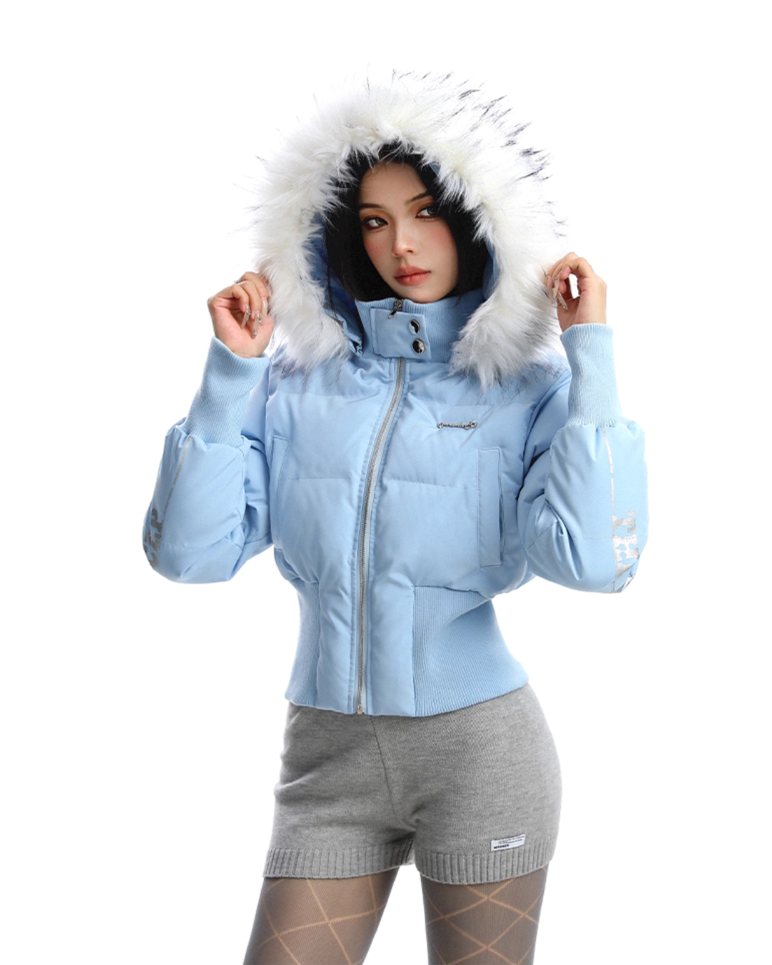 Fur Down Short Jacket Fur Down Short Jacket