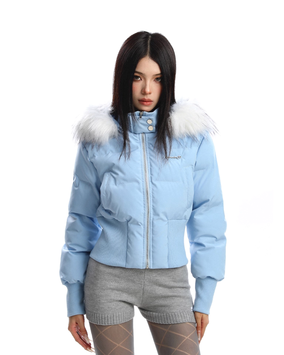 Fur Down Short Jacket Fur Down Short Jacket