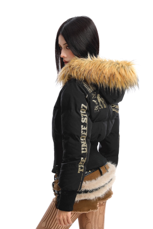 Fur Down Short Jacket