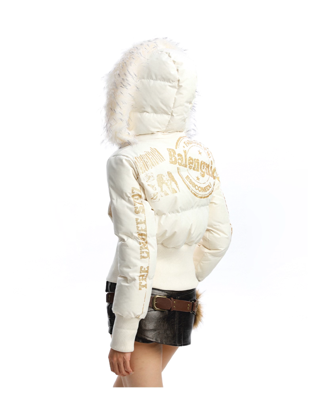 Fur Down Short Jacket Fur Down Short Jacket