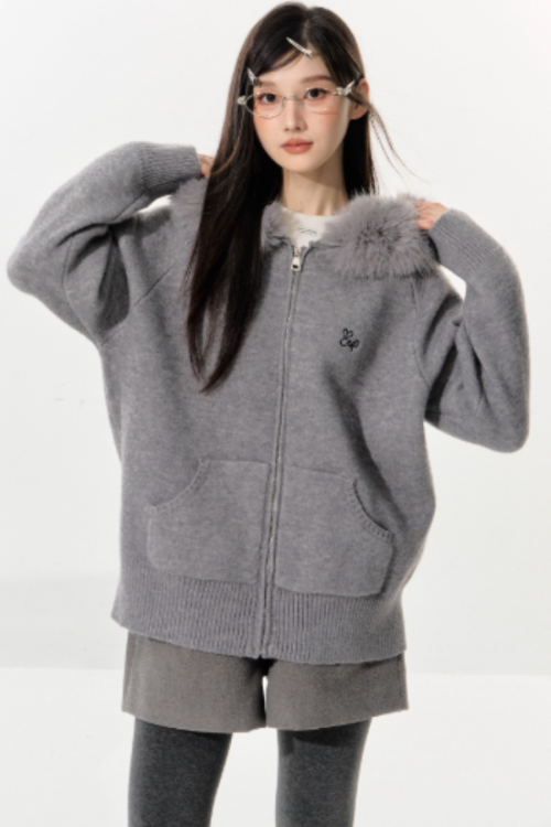 Fur Food Jacket / Wide Pants / Half Pants