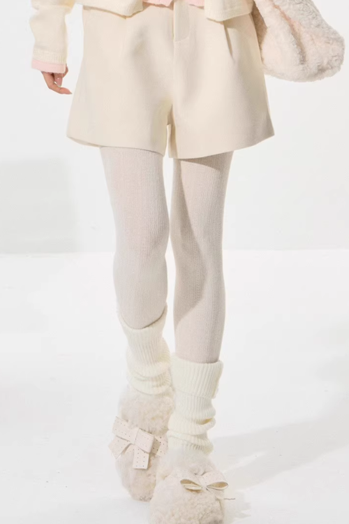 Fur Food Jacket / Wide Pants / Half Pants