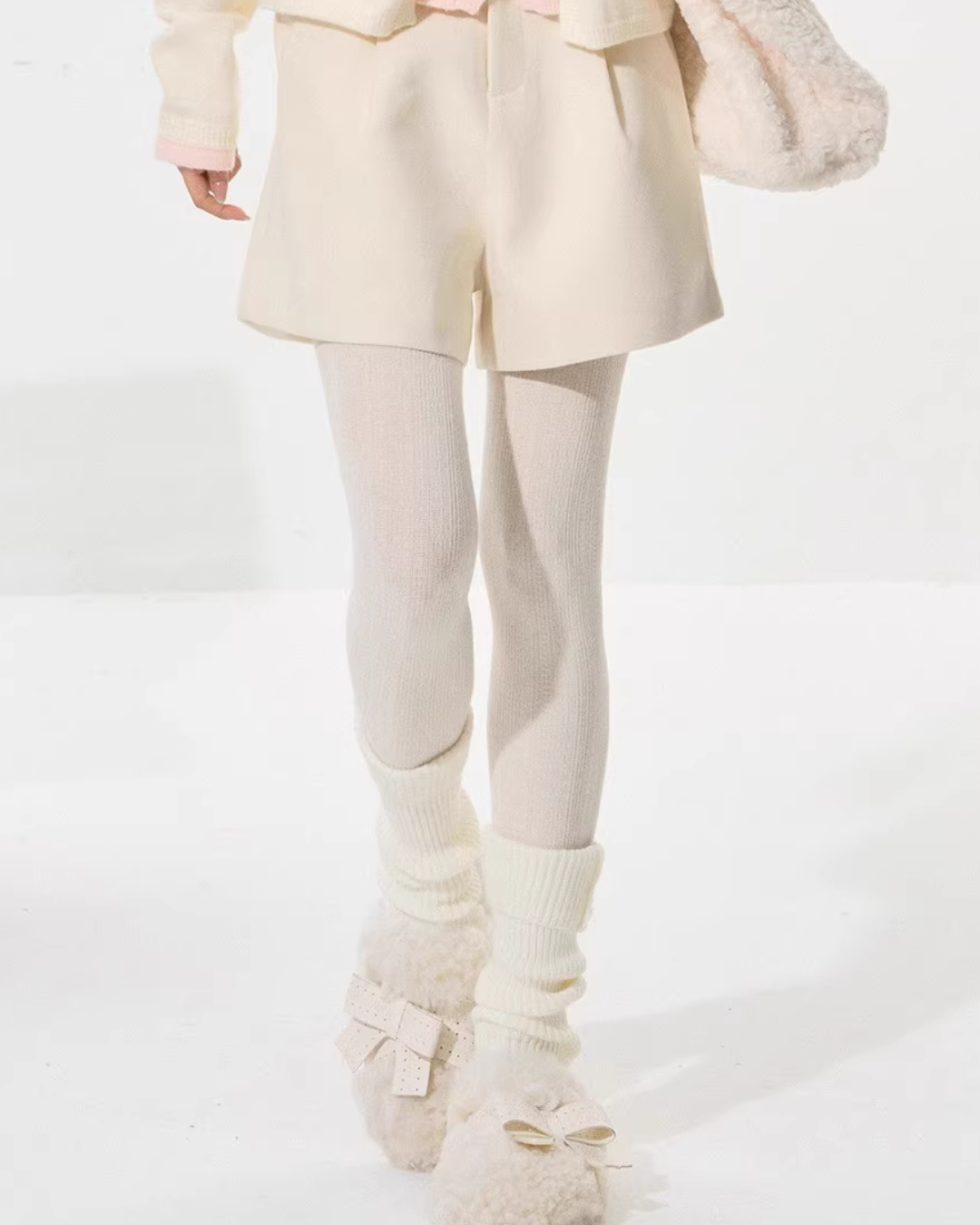Fur Food Jacket / Wide Pants / Half Pants Fur Food Jacket / Wide Pants / Half Pants