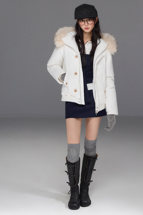 Fur Hood Down Jacket