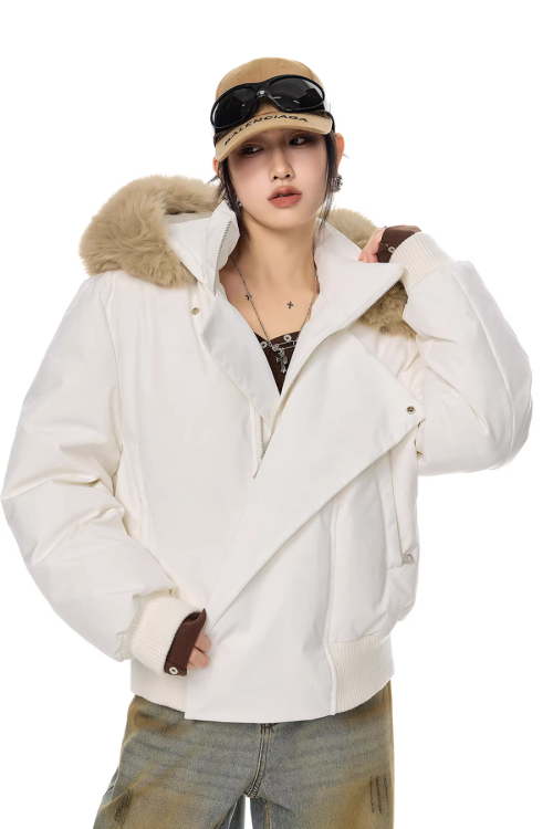 Fur Hood Down Jacket