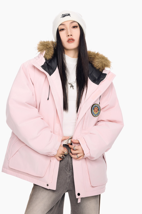 Fur Hood Down Jacket