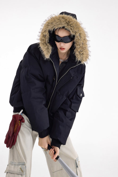 Fur Hood Down Jacket