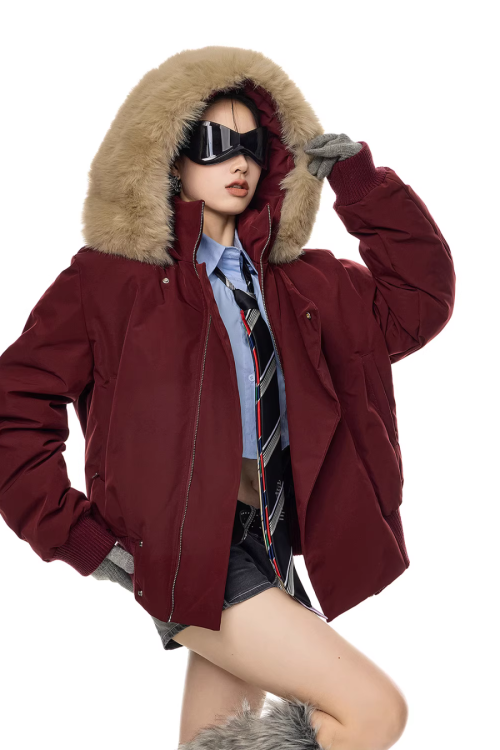 Fur Hood Down Jacket