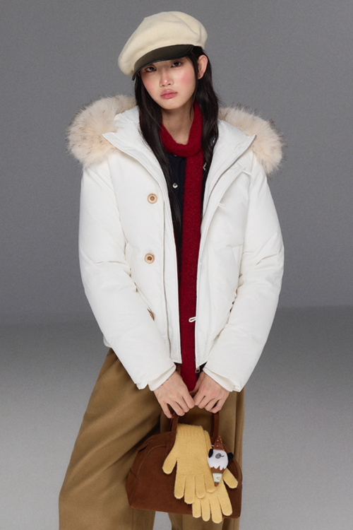 Fur Hood Down Jacket