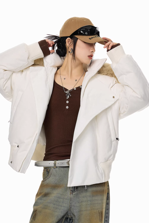 Fur Hood Down Jacket