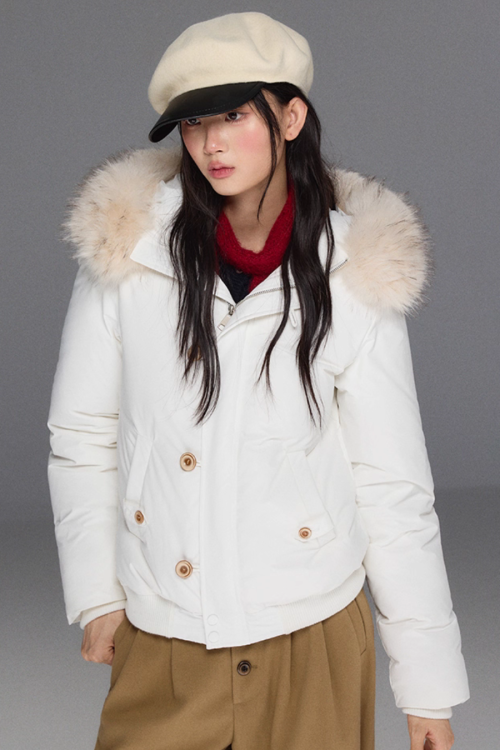Fur Hood Down Jacket
