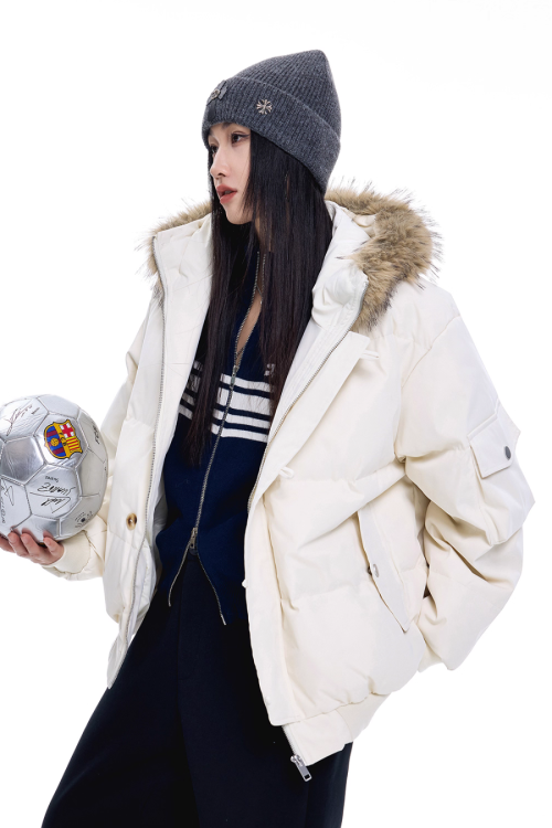 Fur Hood Down Jacket