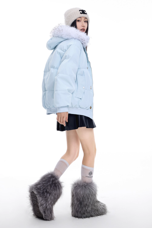 Fur Hood Down Jacket