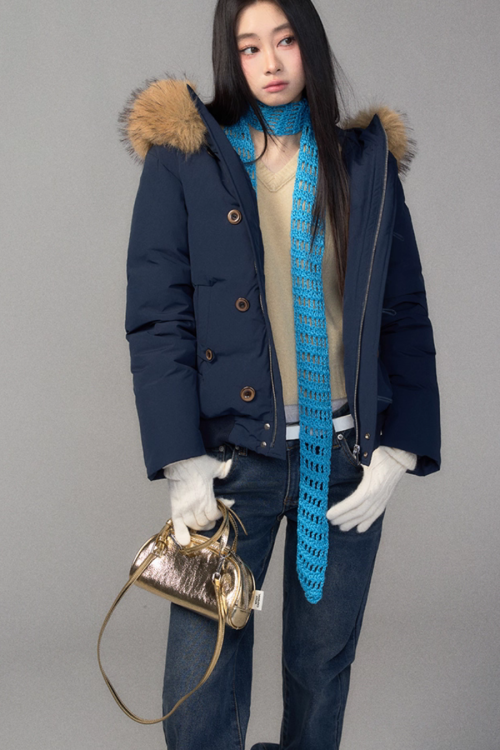 Fur Hood Down Jacket